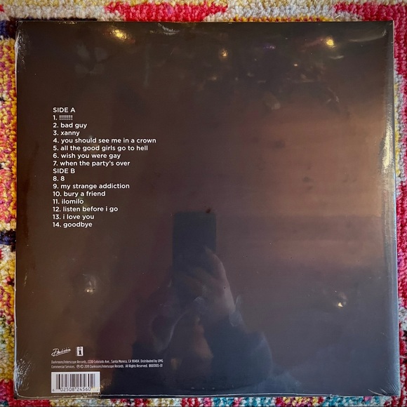 Billie Eilish Ltd. Edition Glow in the Dark Vinyl - Picture 3 of 6